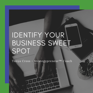 Identify Your Business Sweet Spot Free Tutorial by Tonya Cross, Strategypreneur™ Coach